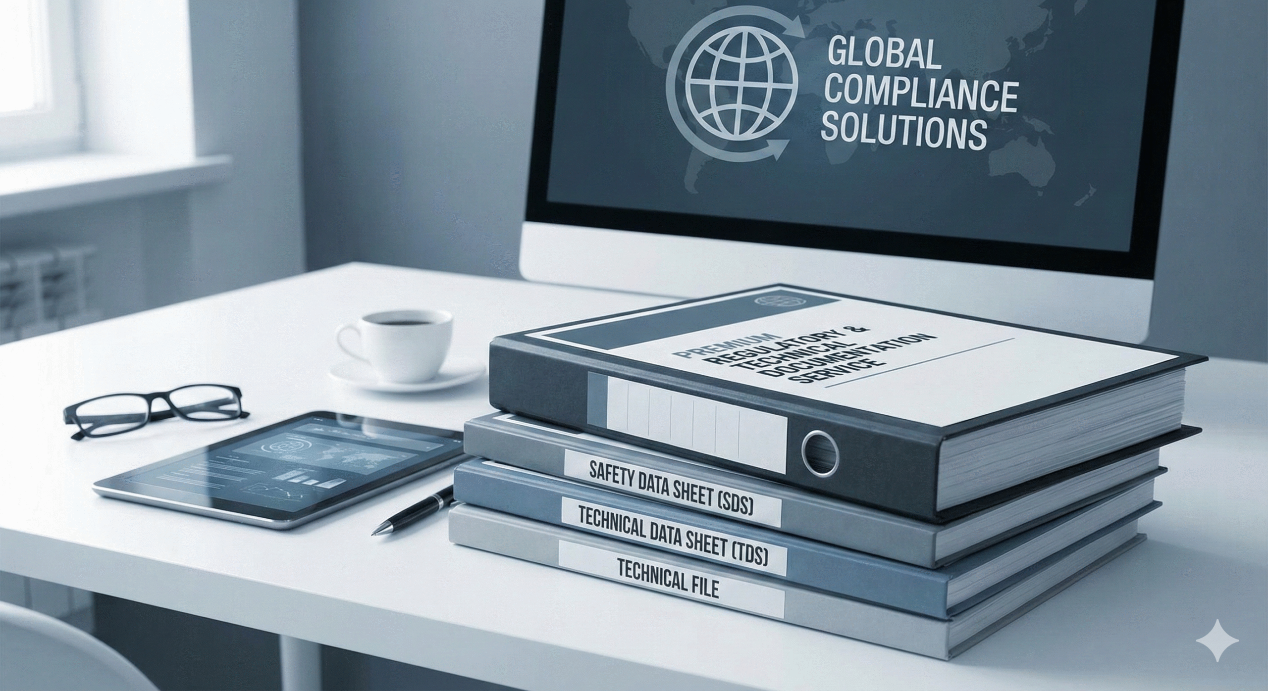 Global SDS and TDS authoring services map